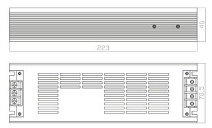 DRIVER NARROW TC 24V 300W IP20
