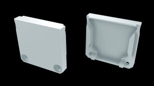 Koncovka profilu EC-PROFIL DILEDA WHITE ALU (12-0191-11) GREENLUX GXLP2414