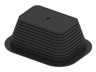 Plastový držák H-60 s betonem na kabelové žlaby, 60mm, plast/beton 491418