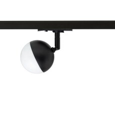 LYRA pro jednookr. lištu černá mléčný akryl 230V LED 5W 3000K RENDL R14427