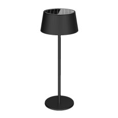 EVA LED solár. lampa DC5V,stmív.,150lm,3000K,IP54,černá ECOLITE LDLB67-CR