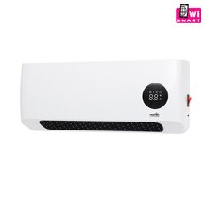 Smart PTC nástěnné topidlo s LED displejem a DO, WiFi, 1000/2000W, bílé 5004219