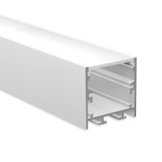 Přisazený hliníkový profil PN2 35x35mm včetně mléčného difuzoru 2m