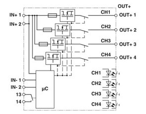 Elektronický přístrojový jistič CBMC EG4 24DC/1-8A NO PHOENIX CONTACT 1065730