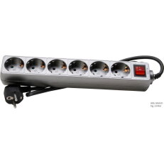 120943005 Multiple socket outlet 6-way,