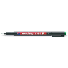 Permanentní pero s kulatým hrotem 0,6mm/barva zelená EDDING 141 F