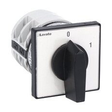Lovato 7GN6303U 3P 2 POS SELECTOR GN6303U FRONT MOUNTING