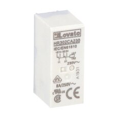 Lovato HR302CA230 Miniaturní relé 2 zap/vyp 10A 230VAC