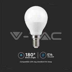 LED Bulb 4,8W E14 P45 With RF Control RGB + 3000K Dimmable VT-2234,, SKU3029