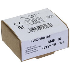 Ultra rychlá válcová pojistka Eaton FWC-16A10F 10x38mm, 600V AC / 700V DC, 16A