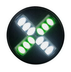 Ukazatel stavu SUS-99-Q G/W 48AC 22mm zelená/bílá ELECO 868618