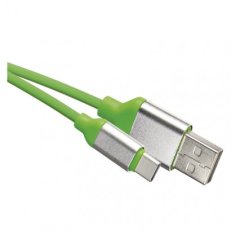 Kabel USB 2.0 A/M-C/M 1M zelený Emos SM7025G