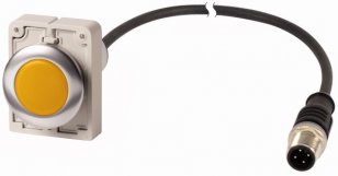 Eaton C30C-FL-Y-24-P5 Kompaktní zapuštěná signálka, 24V AC/DC, žlutá