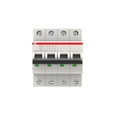 S204M-K16 4 fázový jistič 16 A char. K 10kA ABB 2CDS274001R0467