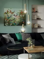 LED Globe 125 5W E27 230V Kopfspiegel Gold 2700K dimmbar PAULMANN 28548