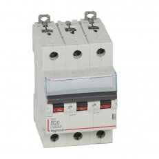 DX3 JISTIČ, 3 PÓLOVÝ, CHAR. B,20A 10000A/16KA LEGRAND 408992