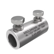 Kabelová spojka MSCL240 Al/Cu 120-240mm2, 2x Al šroub, 12 kV MOREK MSCL2402A00