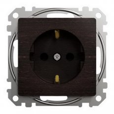 Sedna D/E Zásuvka 230V 16A SCHUKO, Wenge SCHNEIDER SDD181022