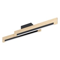 Stropní svítidlo CAMACHO LED černá/dub 20W IP20 EGLO 99292