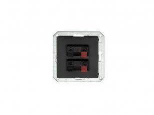 Zásuvka audio dvojitá PREMIUM 2 AU M-N GREENLUX GXKP553
