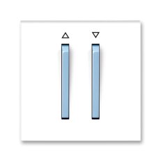 Kryt žaluziový 2 páčky s potiskem 3559M-A00662 41 bílá/ledová modrá Neo ABB