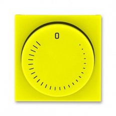 Kryt regulátoru otáček s maticí 3294H-A00130 64 žlutá/kouřová černá Levit ABB
