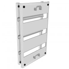 Rošt 3.x.2 3x17 modulů s krytem IP20