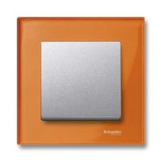 Schneider MTN404102 Rámeček 1násobný M-Elegance Calcite Orange