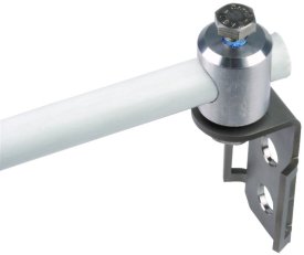 Třmen pro upínací pásky B 30mm nerez se svorníkem Al D 16mm pro DEHNiso 106321