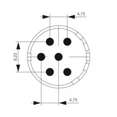 kontakt SAI-M23-SE-6-F WEIDMÜLLER 1224000000
