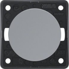 Kolébkový vypínač, řazení 6, 16 AX, 250VAC, Integro Flow/Pure, šedá, lesk