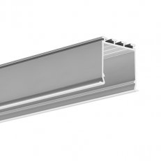 LED profil do sádrokartonu KLUŚ LOKOM stříbrná anoda 2m ALUMIA B5553|2m