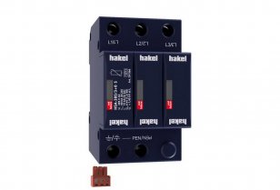 Svodič rázového přepětí HSA-385/3+0 S SPD typ 2+3 HAKEL 24566