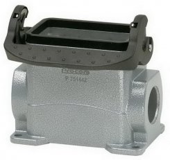 Walther P751442MS Sockelgehäuse B10 in Alu m.H:74mm,LVB,M25,Stutzen