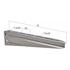 Podpěra nerez 200 KOPOS INOXDZDS 200/B_BX