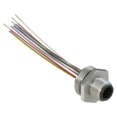 PIZZATO Konektor, 12 pólů, kov, M20x1,5/M12, vodiče 160 mm, nemontovaný