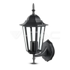 Garden Wall Lamp E27 Matt Black Up,  VT-