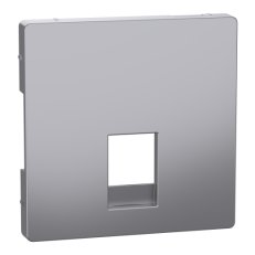 Centrální deska Merten D-Life RJ11/RJ12 Stainless Steel SCHNEIDER MTN4215-6036