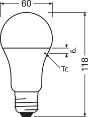Světelný zdroj LEDVANCE LED Antibacterial Classic 100 13 W/6500 K E27