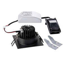 Sada NEW TRIA 68 LED DL SQUARE černé matné 9 W 38° 3000K vč.ovladače SLV 114390
