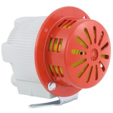 Siréna motorová MINICELERE 12V, ACDC, IP43, 97 dB, M12, světle šedá, 1 tón 42000