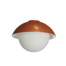 Přisazené LED svítidlo s plastovým stínidlem OSMONT LUKIDA 3 27W IP65 3K hnědá