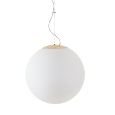 Závěsné LED svítidlo se skleněným stínidlem OSMONT ADRIA L4 HP 59W IP40 3K mosaz