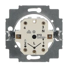 Přístroj žaluziového spínače otočného 1+1 s blok., N a PE ABB 2CKA001101A0542