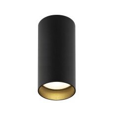 SLV KAMI, povrchové stropní svítidlo, kulaté, 1x max. 10W, GU10, matná černá