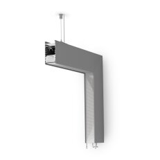 LED Svítidlo Serpent LPW, dolů, prizma, 4000K, 14W, stříbrná FPSE264-0140EB
