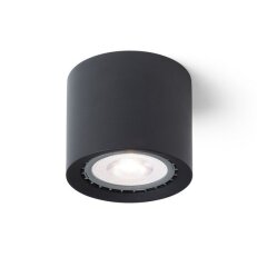 KAYAL stropní černá 230V GU10 9W RENDL R14221