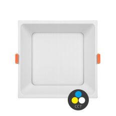 TONY SMD čtverec 12cm,12W,CCT,IP20,1560lm ECOLITE LED-IN01S-UGR/CCT/12W