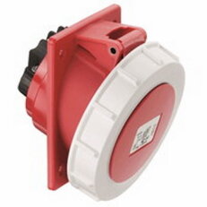 CEE zásuvka 5P/16A/400V IP67 vestavná šikmá ABL F51S370