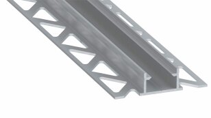 Vestavný hliníkový profil AL-PROFIL NIPO SILVER ANODIZED 1M GREENLUX GXLP2144